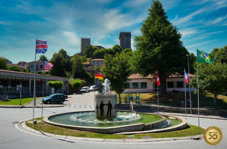 Bandeiras destino de emigração. Montalegre.
