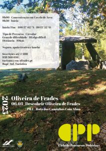 Cartaz Trilho PR4. Oliveira de Frades