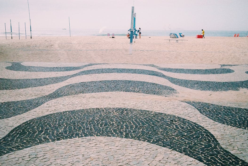 Calçadão do Rio de Janeiro. Brasil.