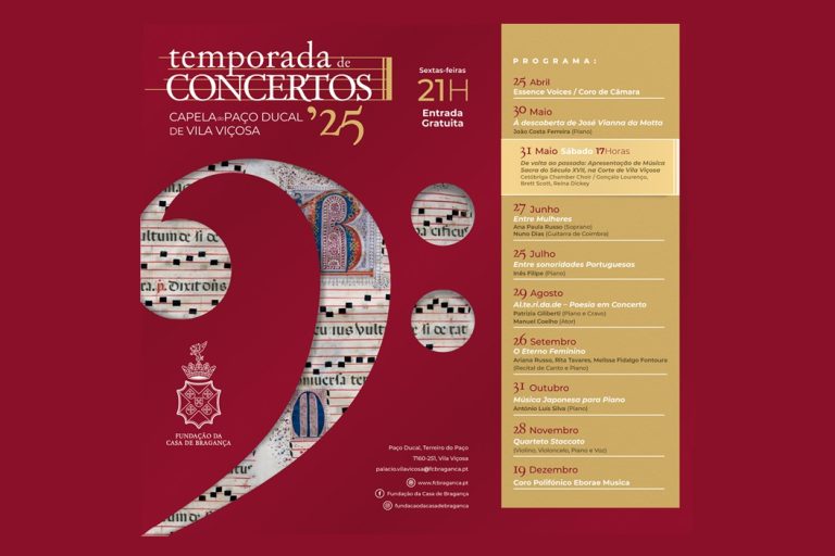 Temporada Concertos 2025. Casa Bragança.