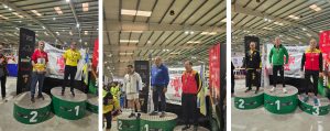 Pódios de Vara Peso e 400m-Clube Spiridon de Gaia