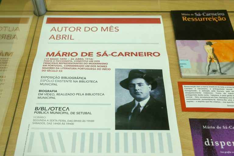 Autor do mês-Mário de Sá-Carneiro. Setúbal