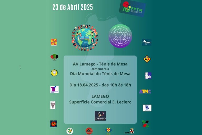 Comemorações Dia Mundial de Ténis de Mesa E. Leclerc - Lamego.
