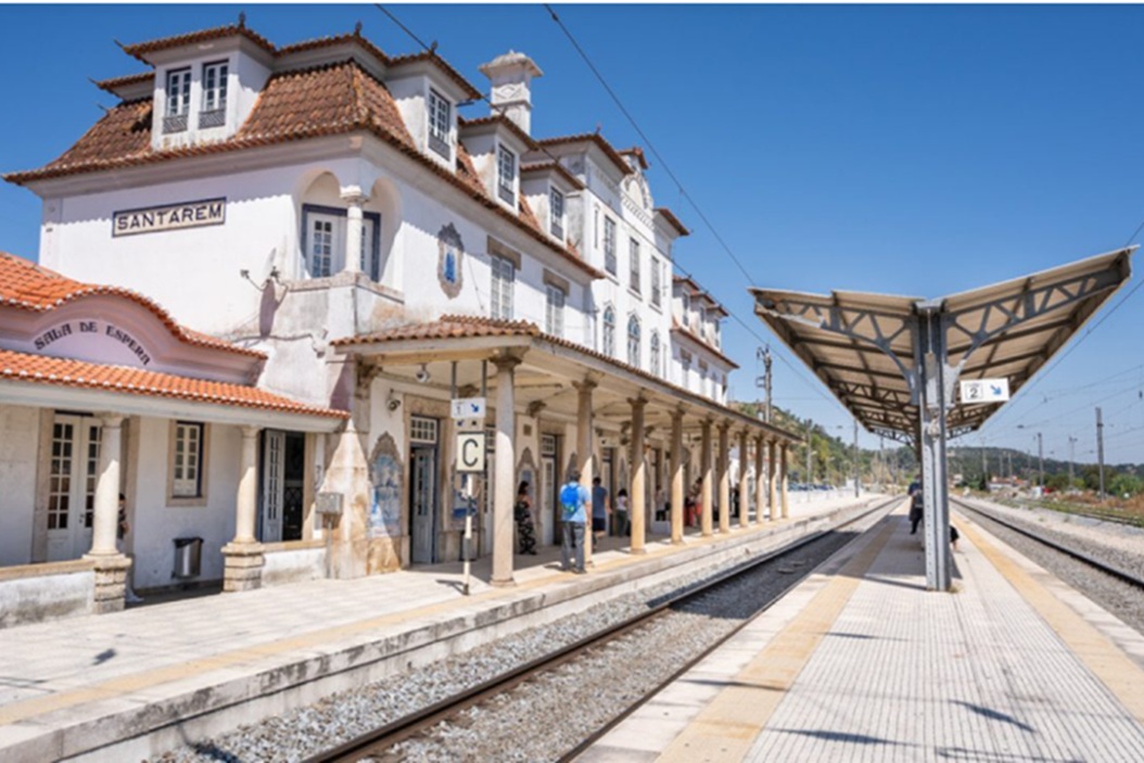 Estação de CF de Santarém.